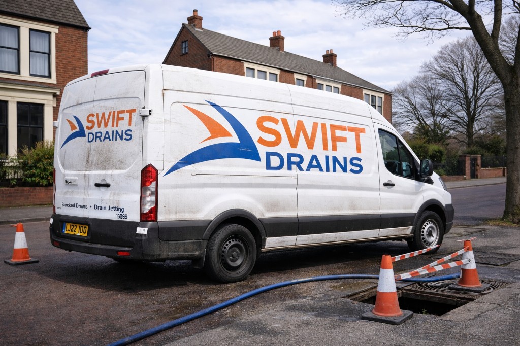 Swift Drains service van